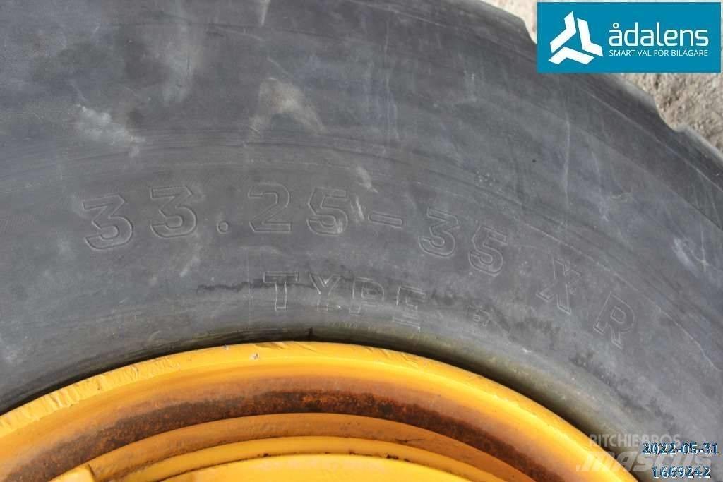  Dumper hjul 33.25-35 Banden, wielen en velgen
