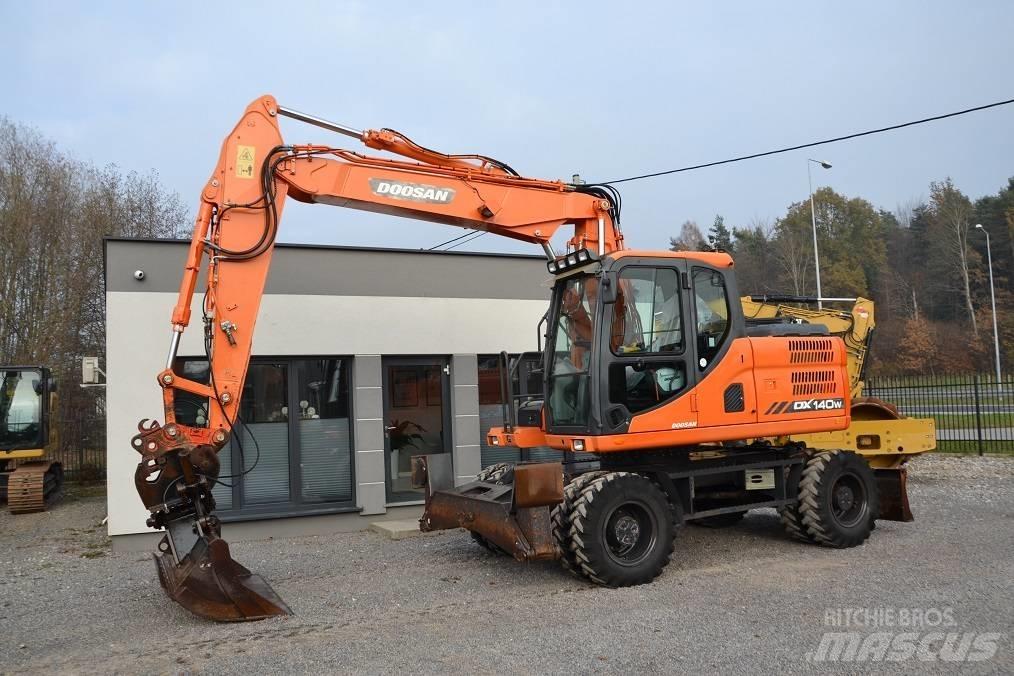 Doosan DX 140 W Wielgraafmachines