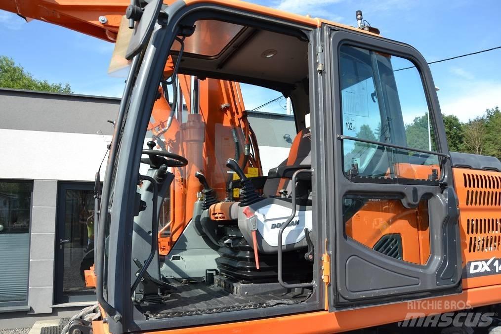 Doosan DX 140 W Wielgraafmachines