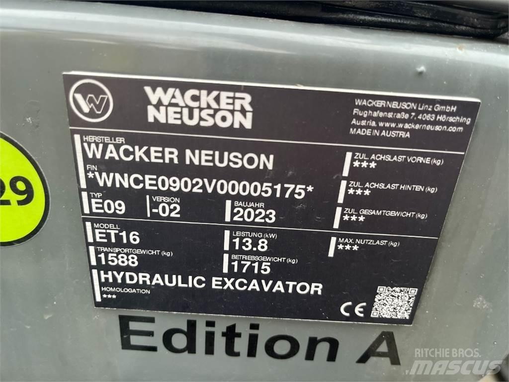 Wacker ET 16 Minigraafmachines < 7t