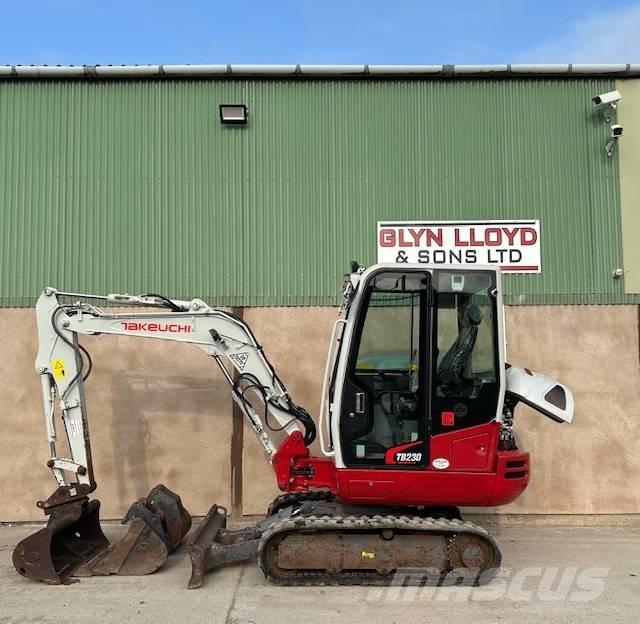 Takeuchi TB 230 Minigraafmachines < 7t
