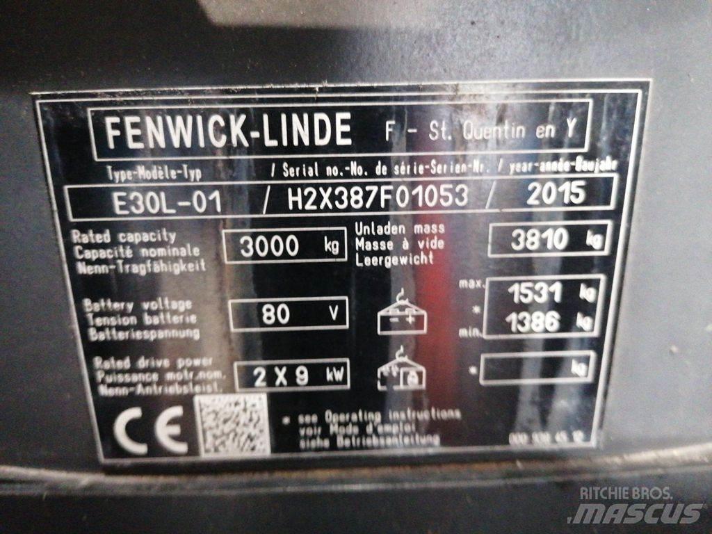 Linde E30L-01 Elektrische heftrucks