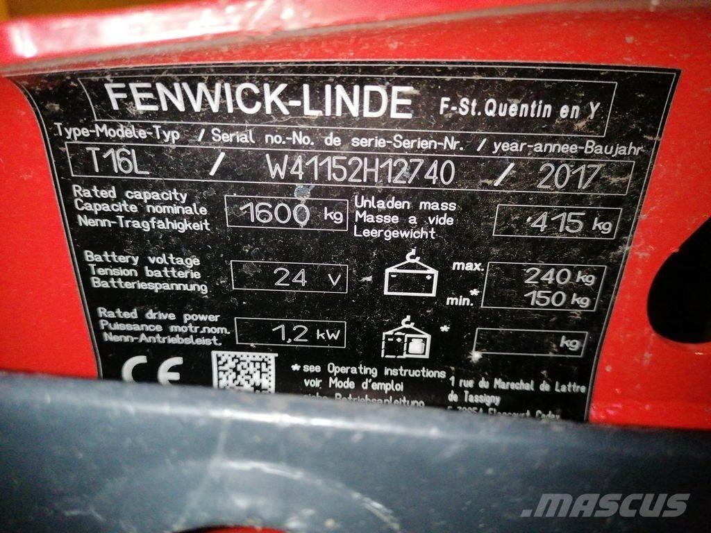 Linde T16L Electro-pallettrucks