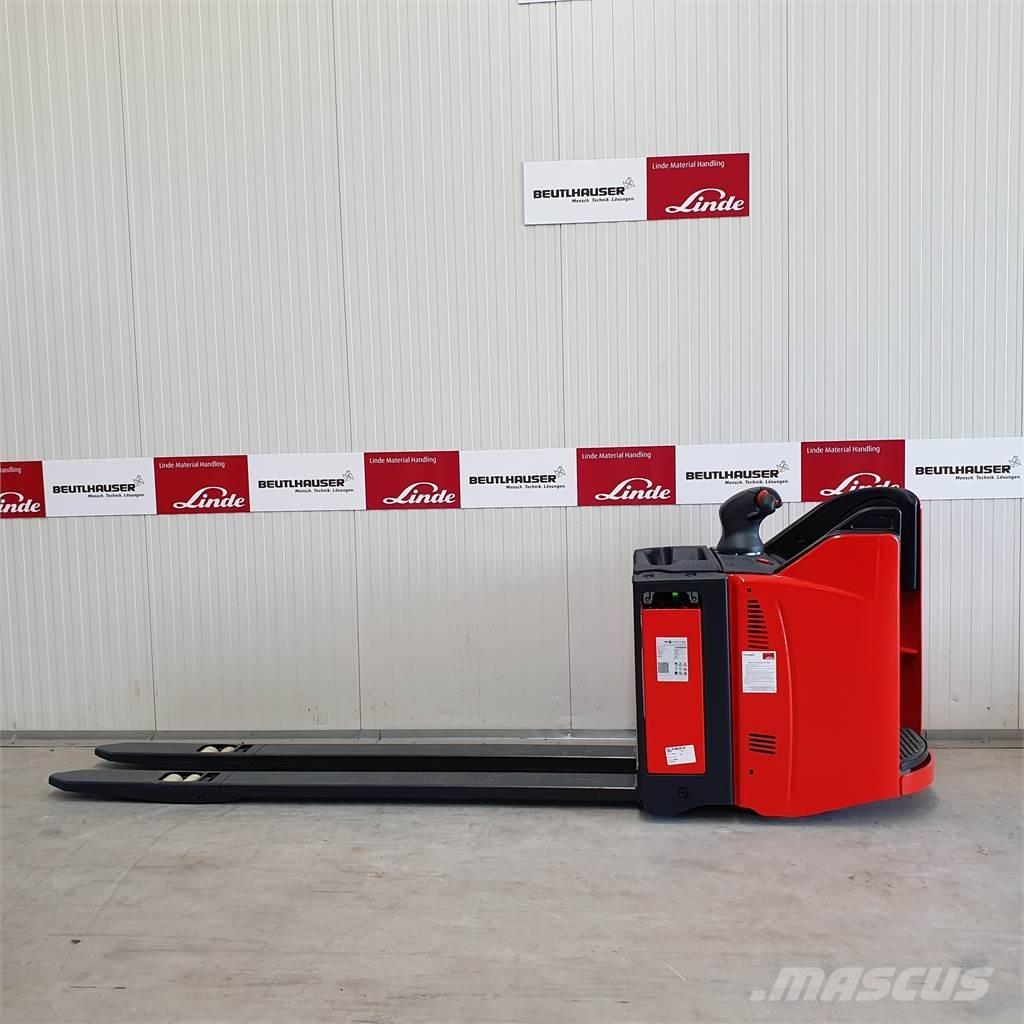Linde T20SP lang Meeloop stapelaar
