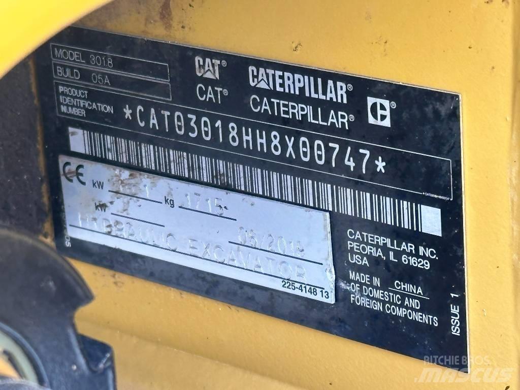 CAT 301.8 Minigraafmachines < 7t
