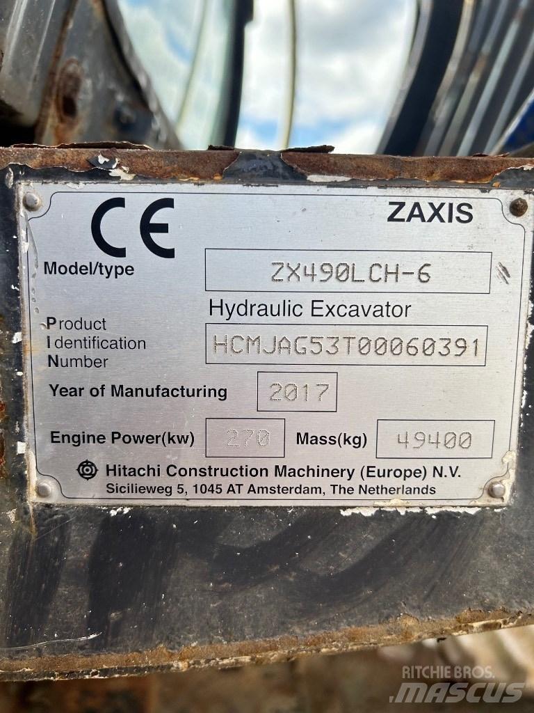 Hitachi 490 LCH-6 Rupsgraafmachines