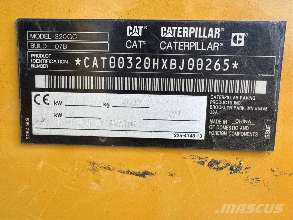 CAT 320GC Rupsgraafmachines