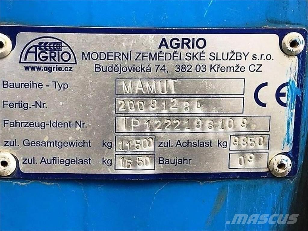 Agrio MAMUT 6036 Getrokken spuitmachines