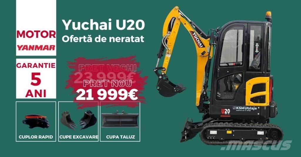Yuchai U20 Minigraafmachines < 7t