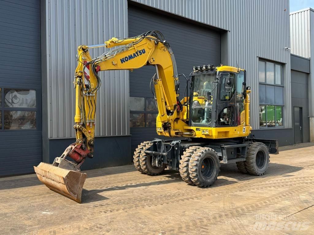 Komatsu PW118MR-11 Wielgraafmachines