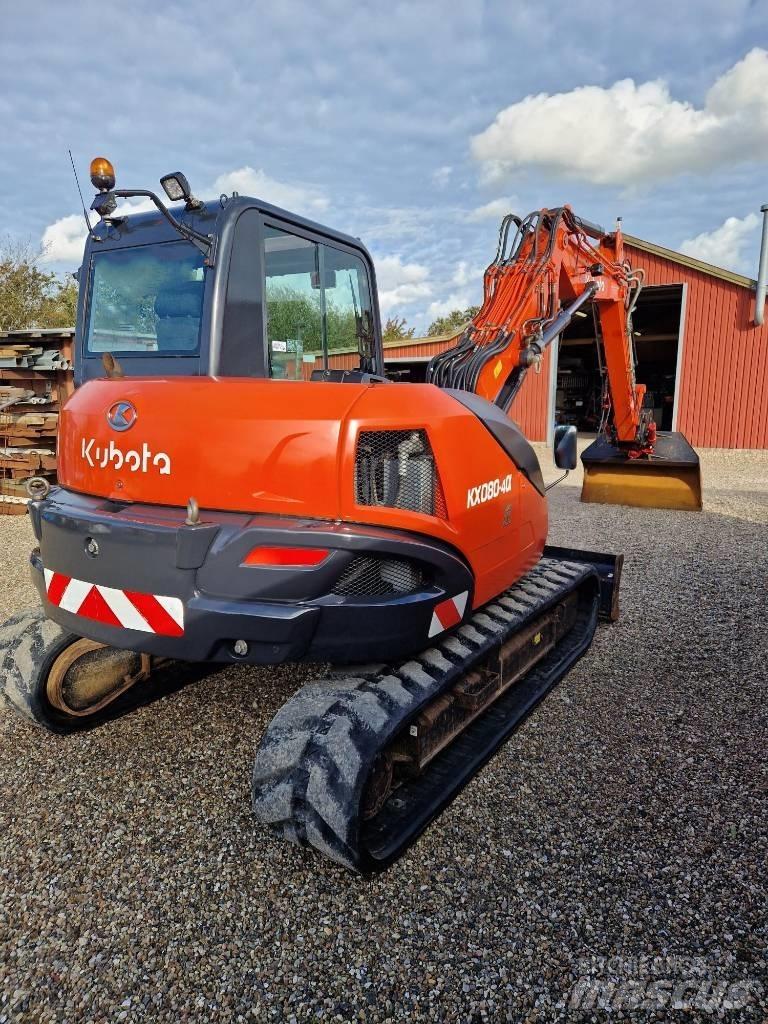 Kubota KX080-4 Minigraafmachines < 7t
