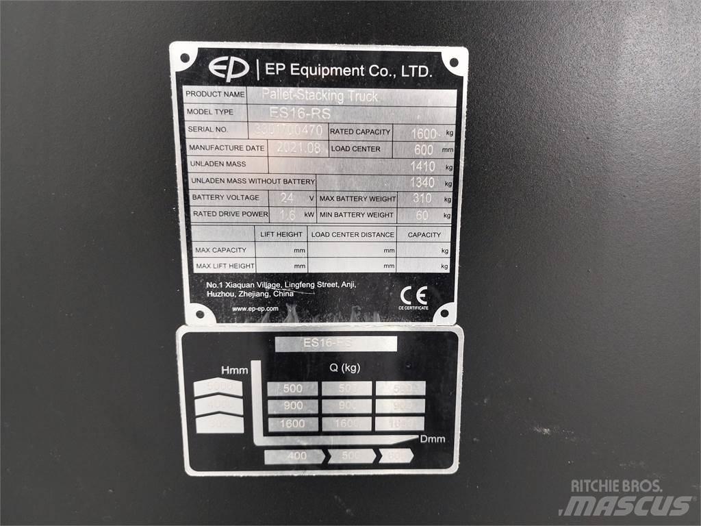  ES16 RSL Litio Pallettruck met meerij platform