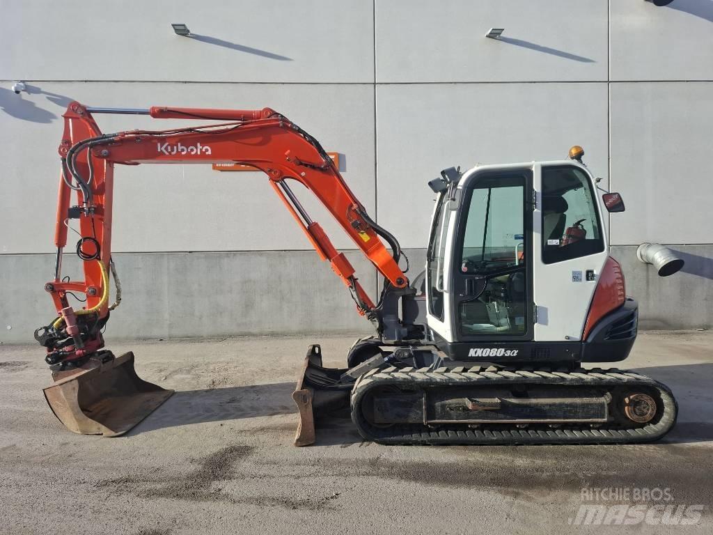 Kubota KX 080-3 Midigraafmachines 7t - 12t
