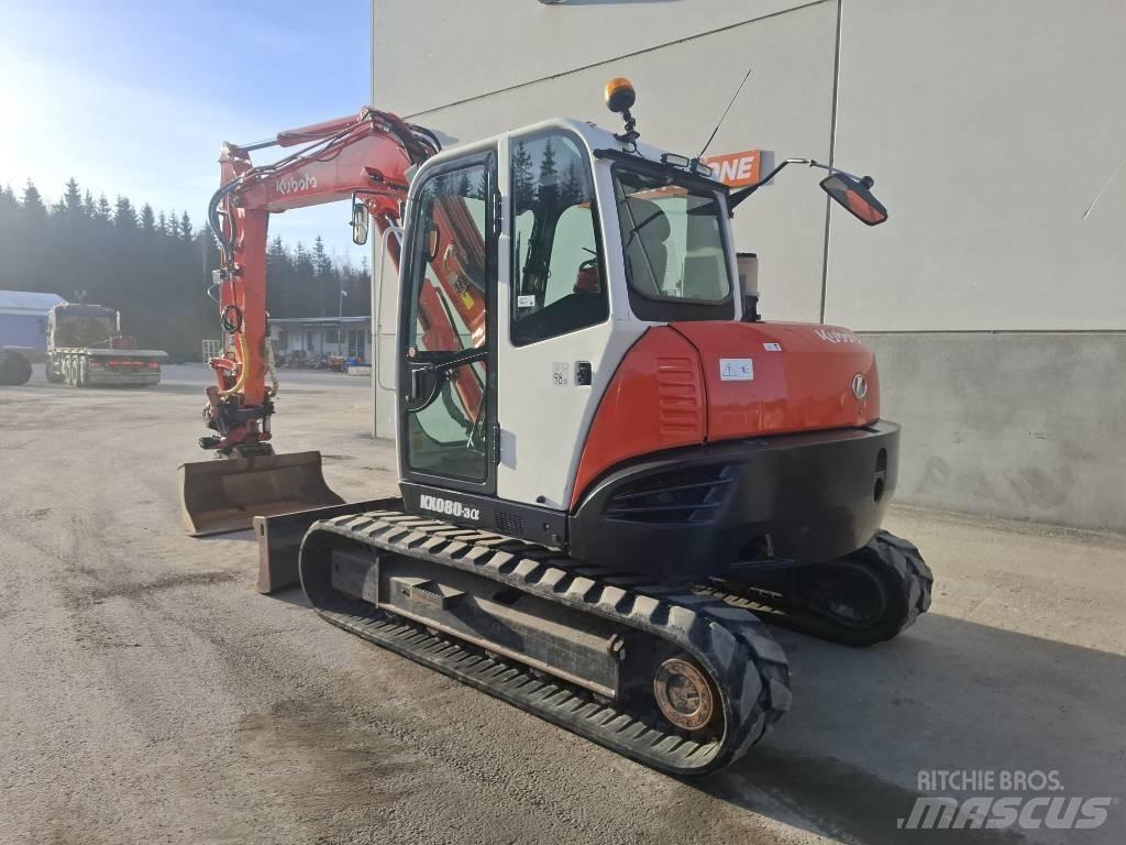 Kubota KX 080-3 Midigraafmachines 7t - 12t