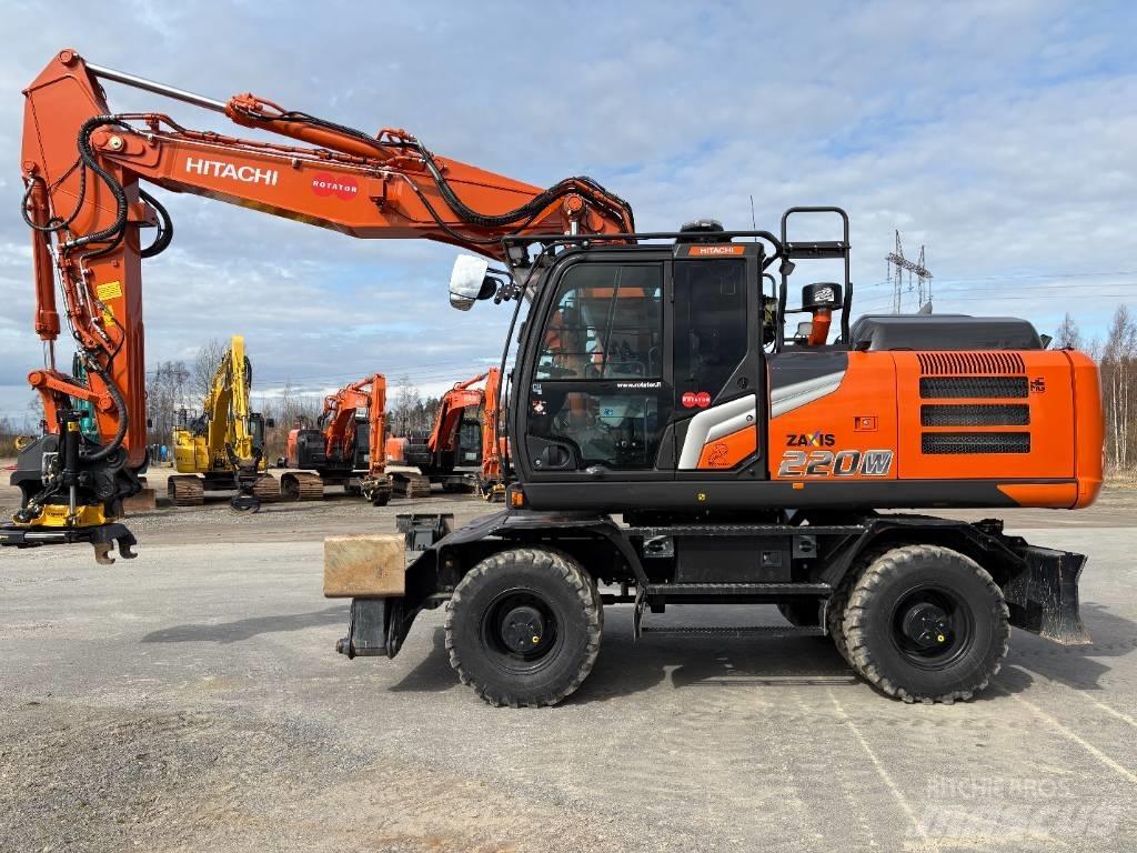 Hitachi ZX220W-7 2P Wielgraafmachines