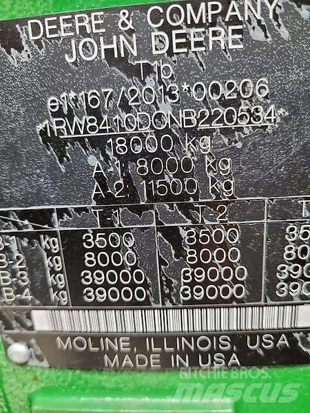John Deere 8 R 410 Tractoren