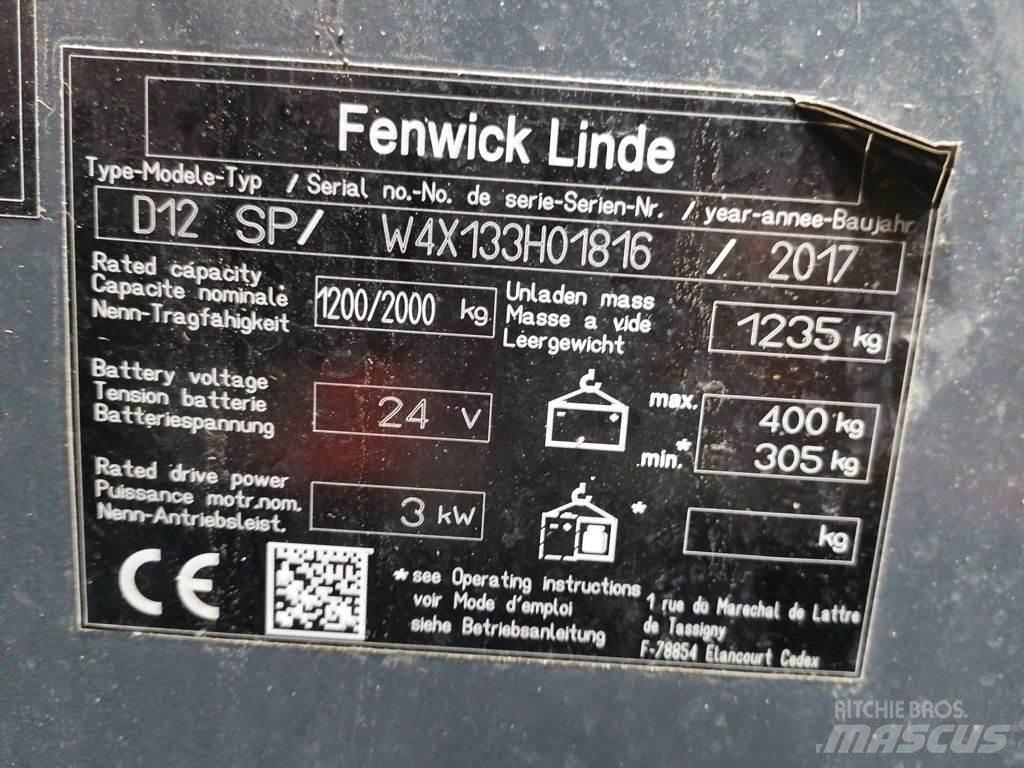 Linde D12 SP Meeloop stapelaar