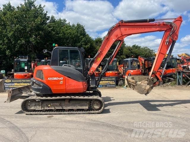 Kubota KX 080-4 Midigraafmachines 7t - 12t