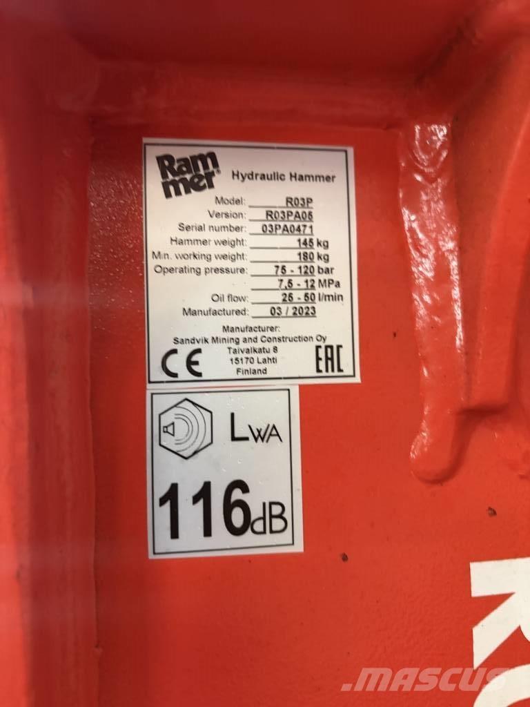 Rammer R03P Hamers en brekers