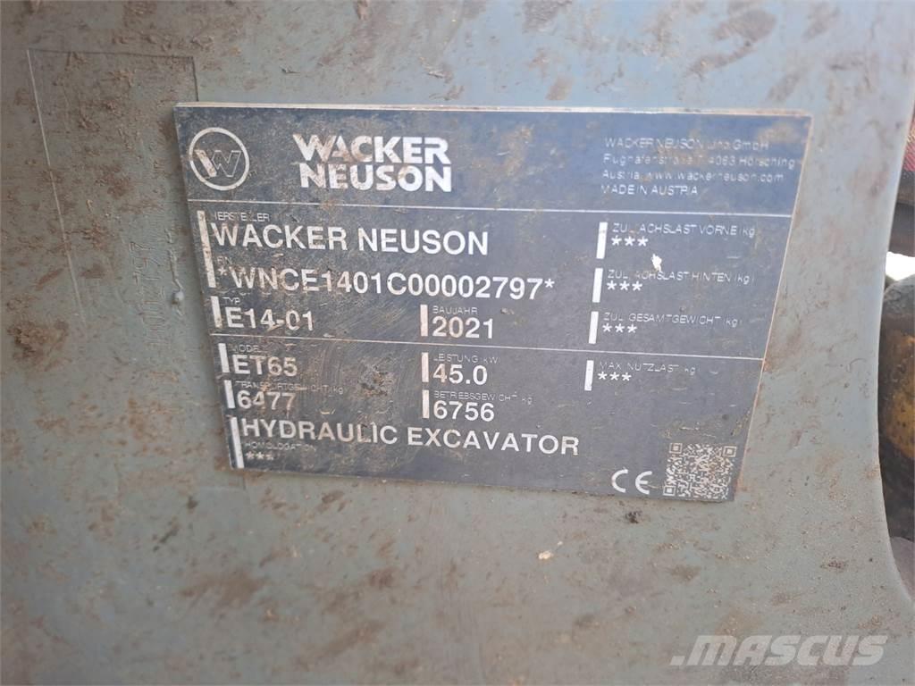 Wacker Neuson ET65 Rupsgraafmachines