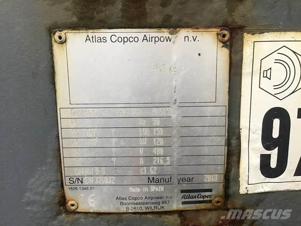 Atlas Copco QAS 150 Overige generatoren