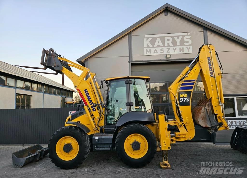 Komatsu WB 97 S-8 Graaf-laadcombinaties