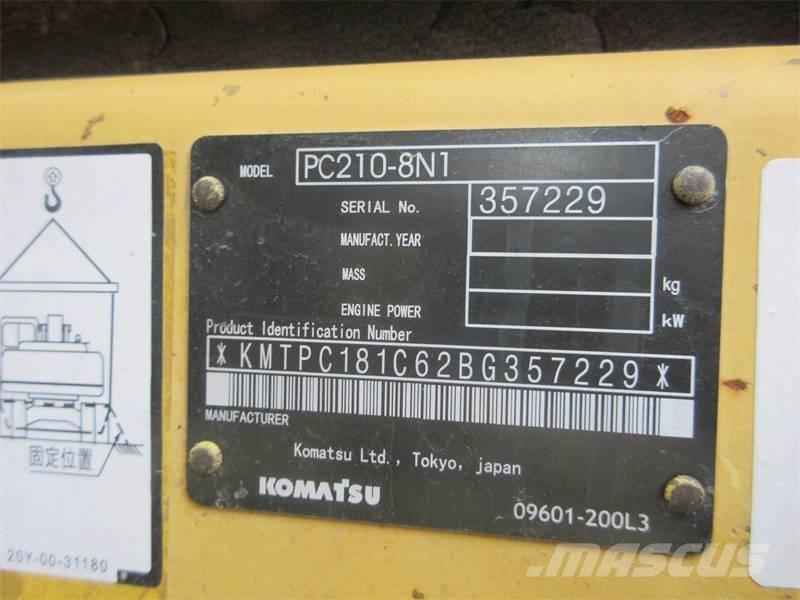 Komatsu PC 210 LC-8 Rupsgraafmachines