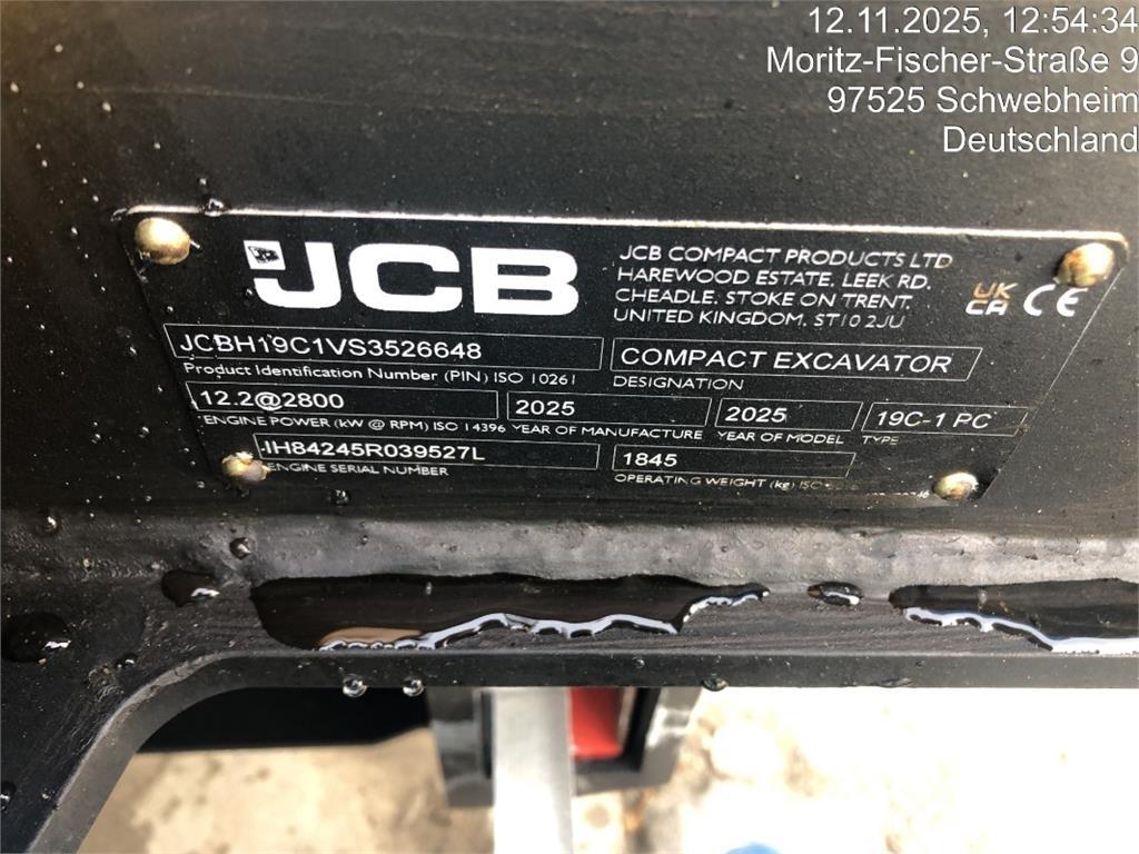 JCB 19C-1 Minigraafmachines < 7t