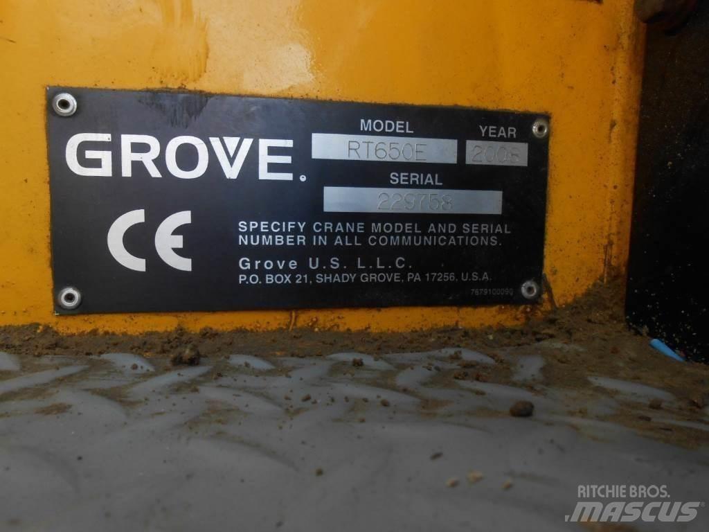 Grove RT 650 E Ruw terrein kranen