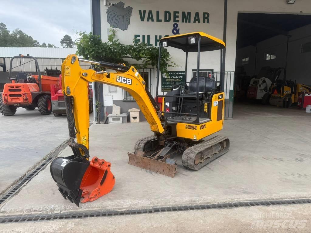 JCB 16 C-1, 904h Minigraafmachines < 7t