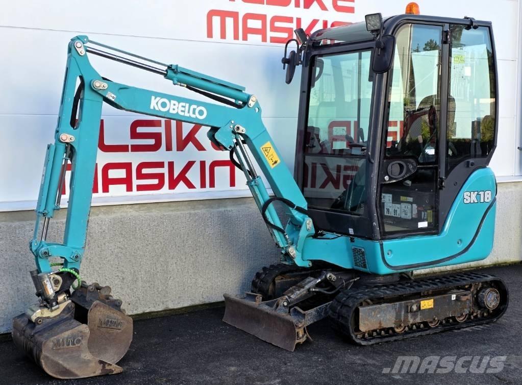 Kobelco SK 18 Minigraafmachines < 7t