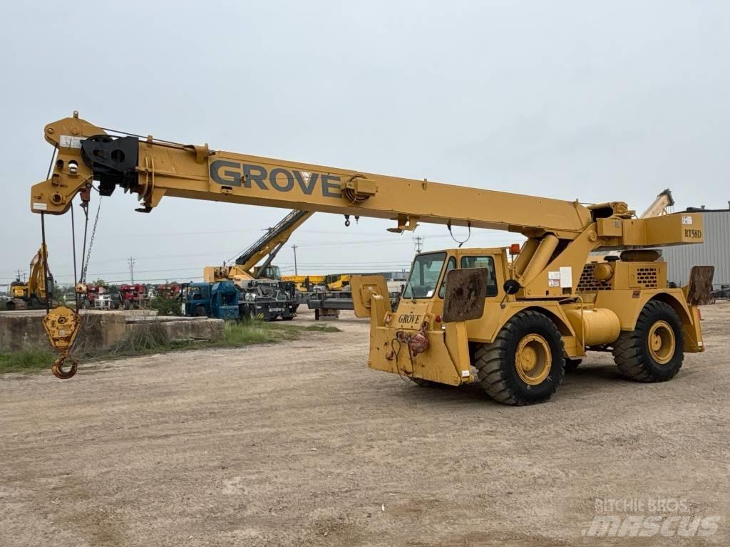 Grove RT 58 D Ruw terrein kranen