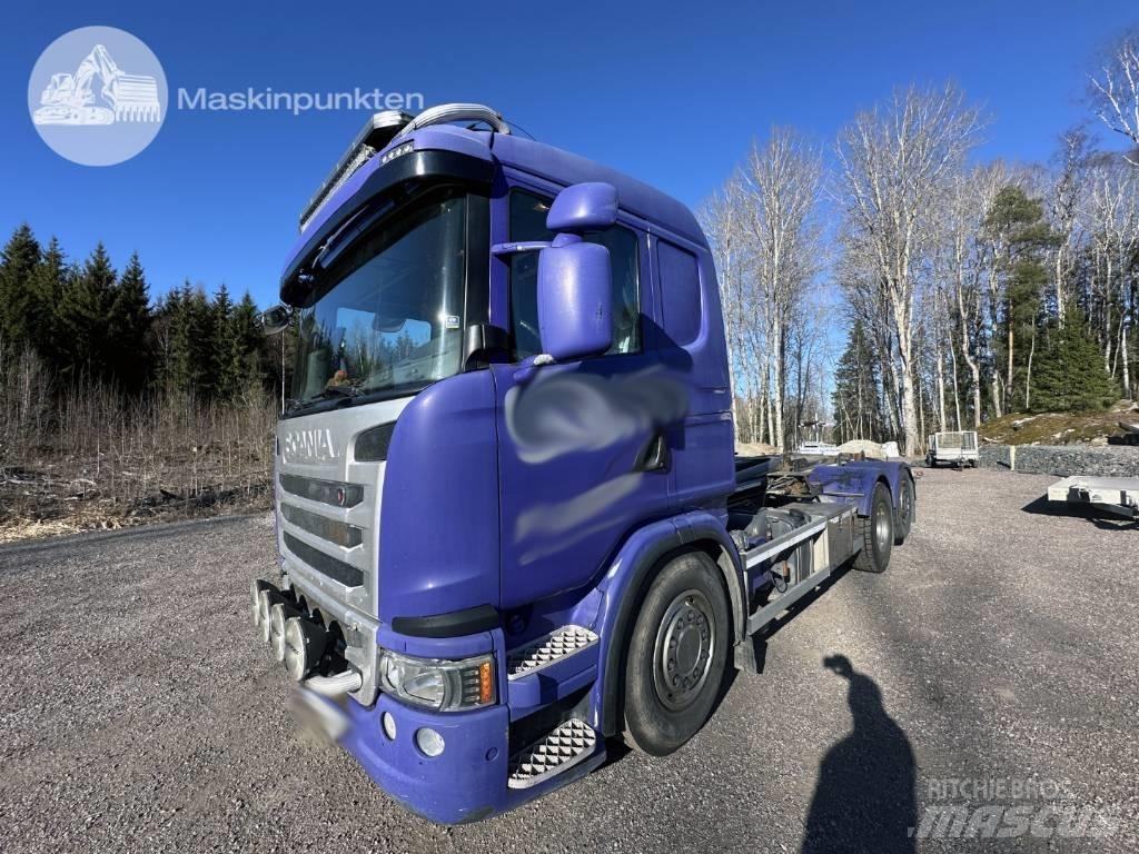 Scania G 480 Vrachtwagen met containersysteem