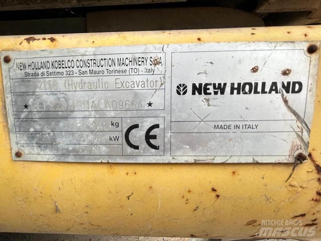 New Holland E215B Speciale Graafmachines