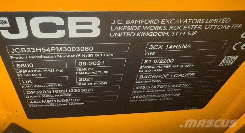 JCB 3 CX / joystic !! Graaf-laadcombinaties