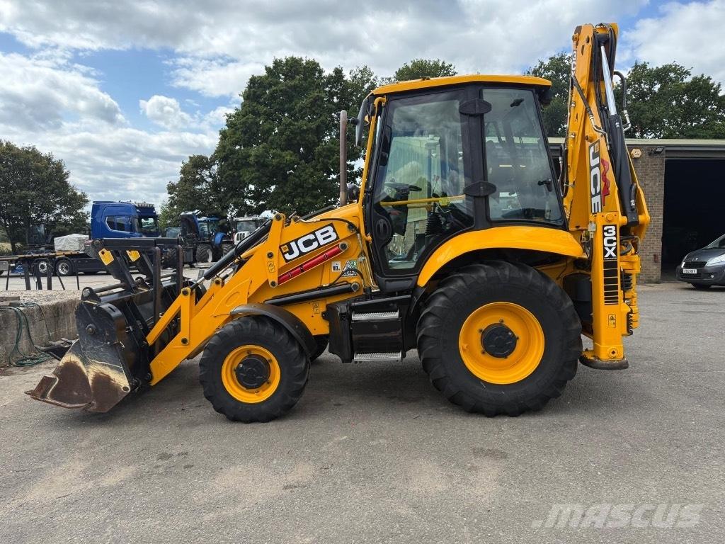 JCB 3 CX / joystic !! Graaf-laadcombinaties