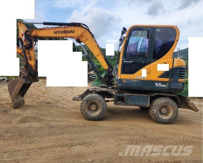 Hyundai Robex 55 W-3 Wielgraafmachines