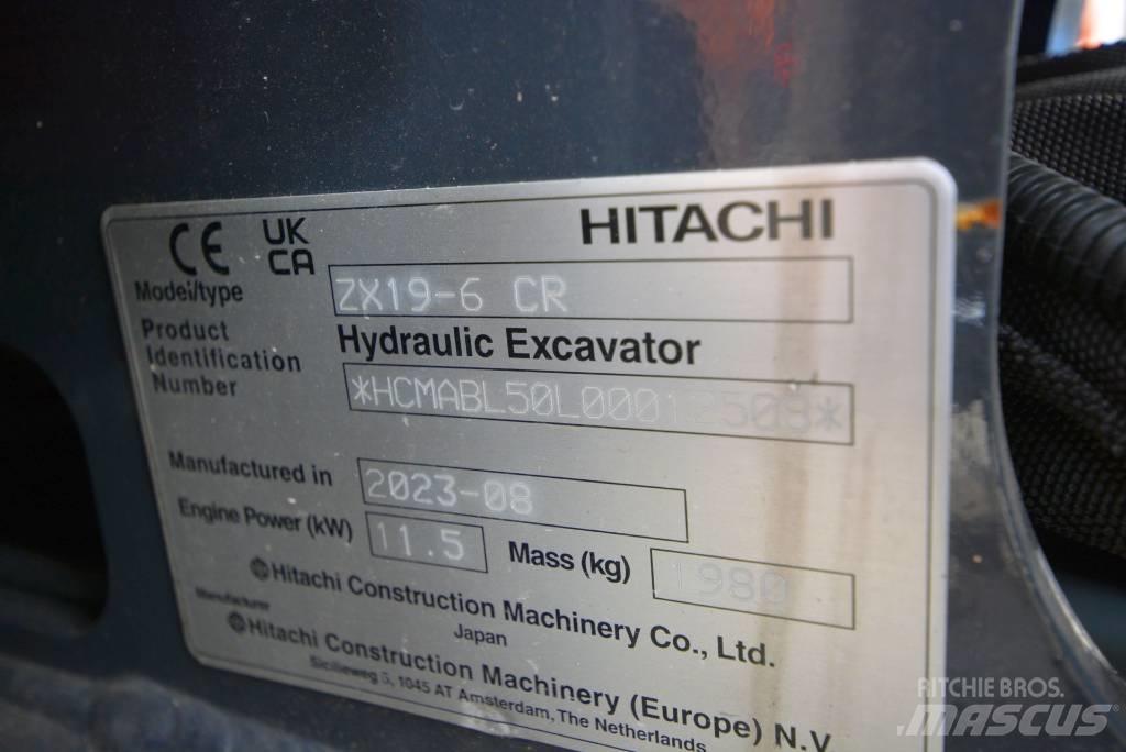 Hitachi ZX 19-6 Minigraafmachines < 7t