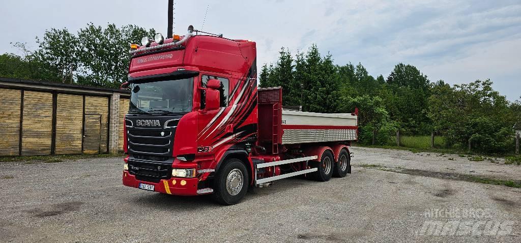 Scania R 730 Vrachtwagen met containersysteem