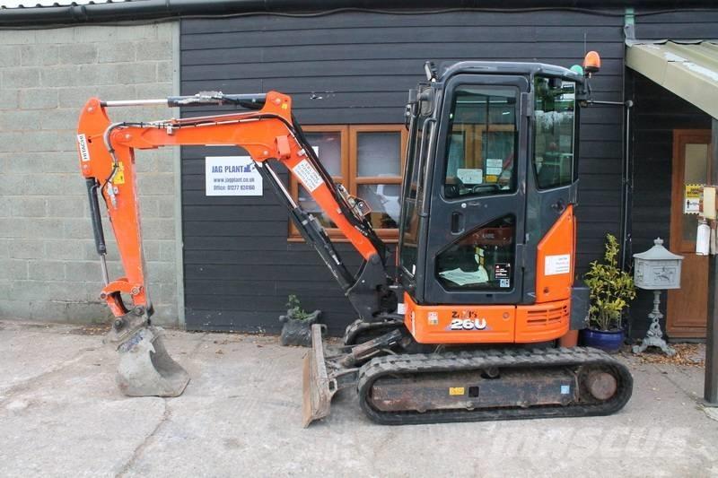 Hitachi ZX 26 U Minigraafmachines < 7t