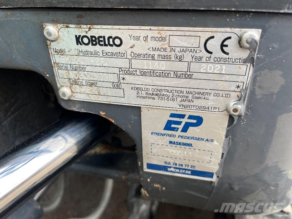 Kobelco SK10SR-2E Minigraafmachines < 7t