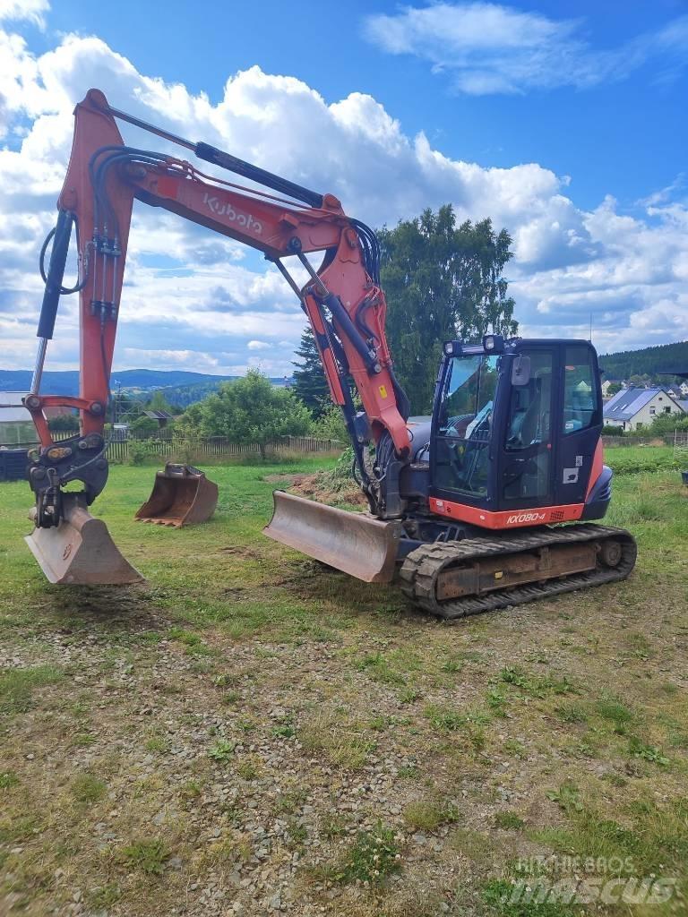 Kubota KX 080-4 Midigraafmachines 7t - 12t