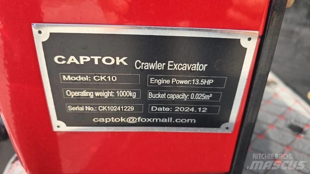 Captok CK10 Minigraafmachines < 7t