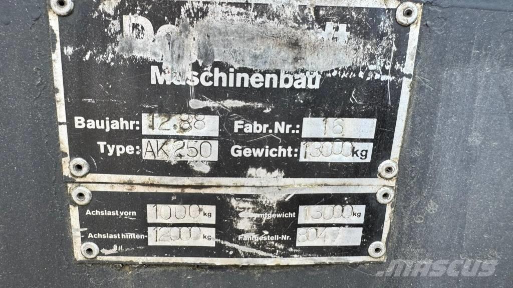 Doppstadt AK 250 Shredders