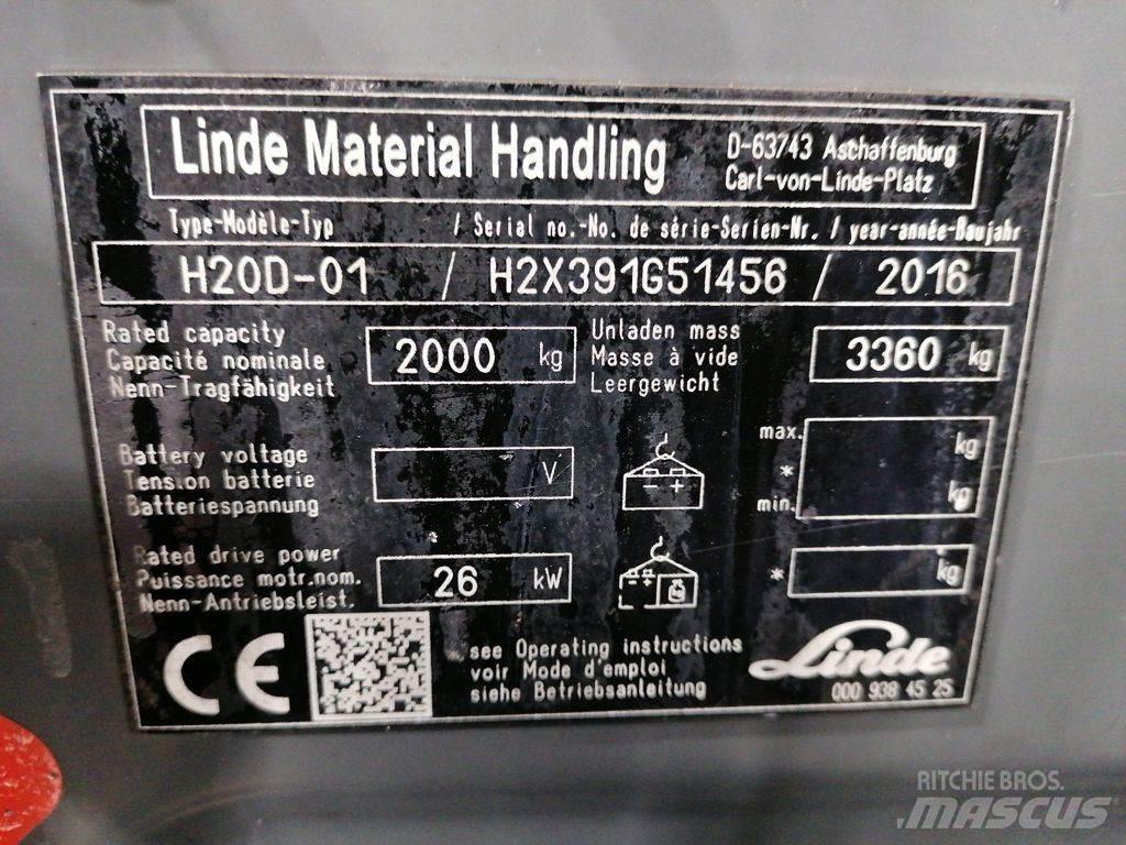 Linde H20D-01 Diesel heftrucks