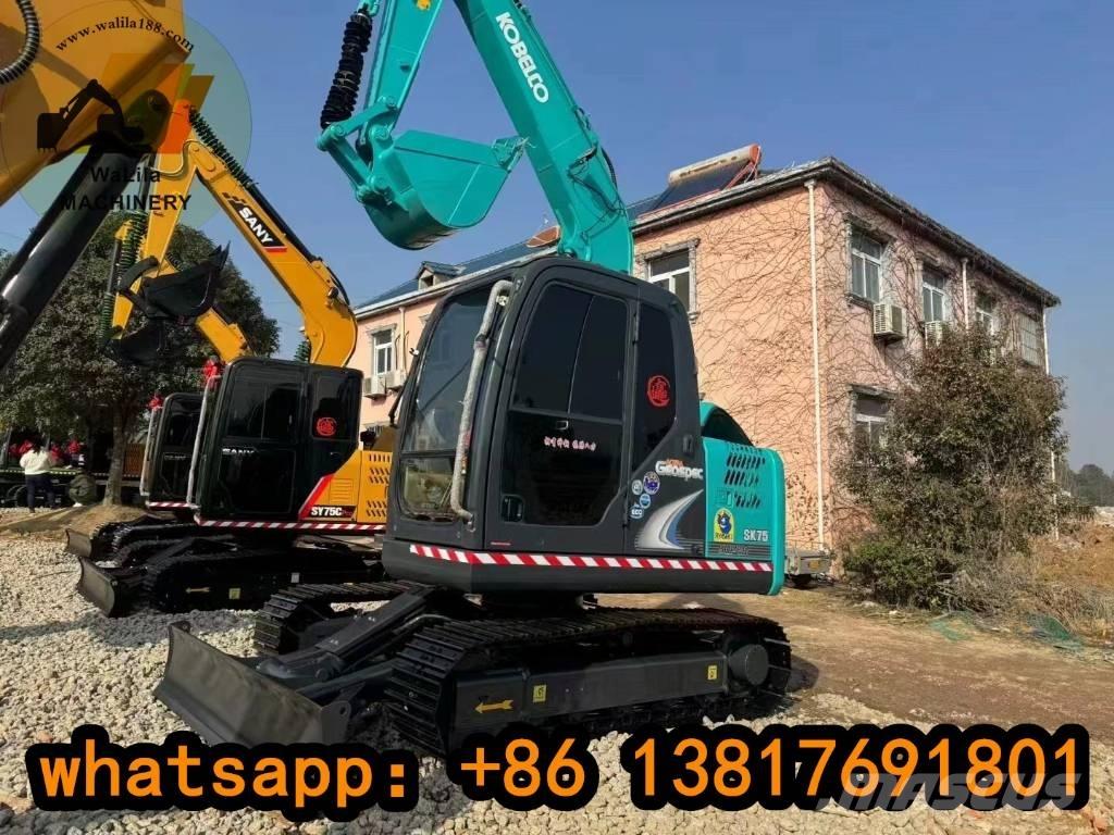 Kobelco SK 75 Rupsgraafmachines