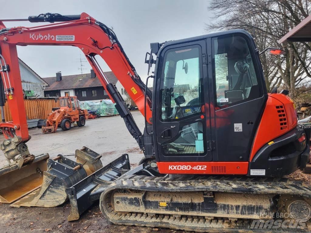 Kubota KX 080-4 Minigraafmachines < 7t