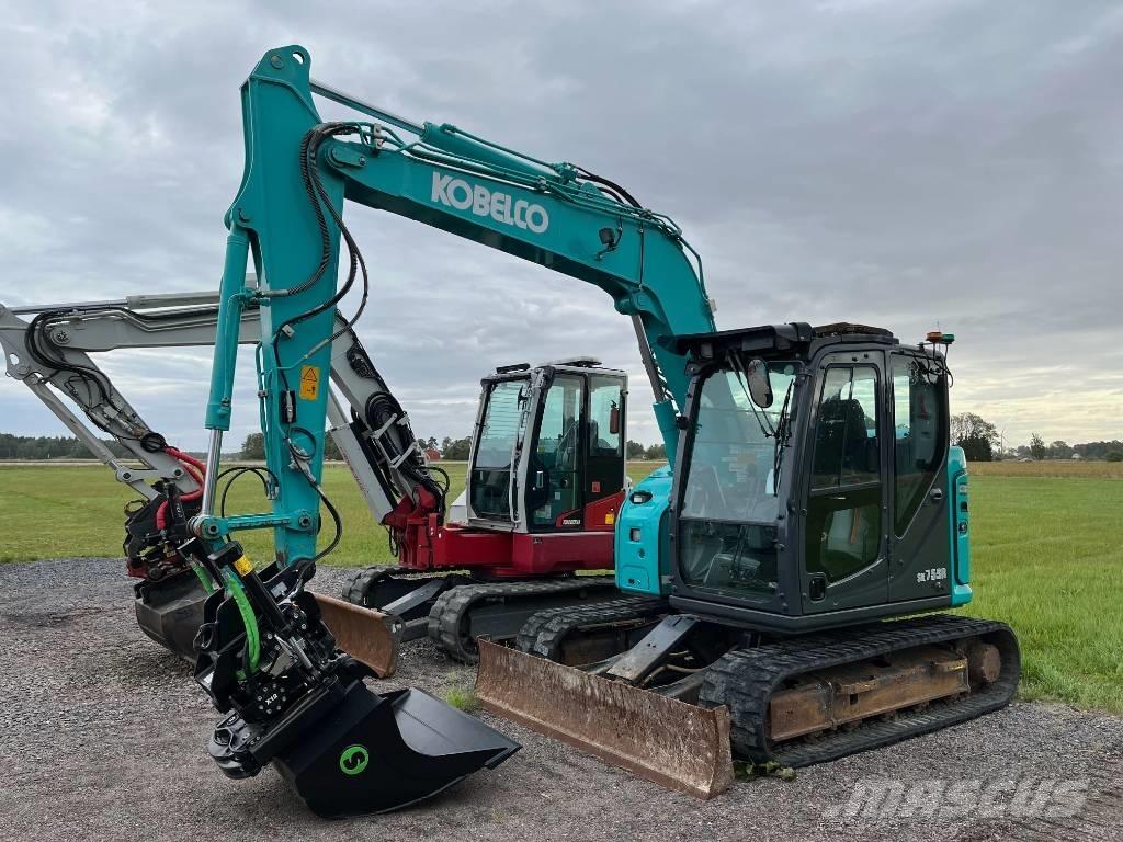 Kobelco SK 75 SR -7 Midigraafmachines 7t - 12t
