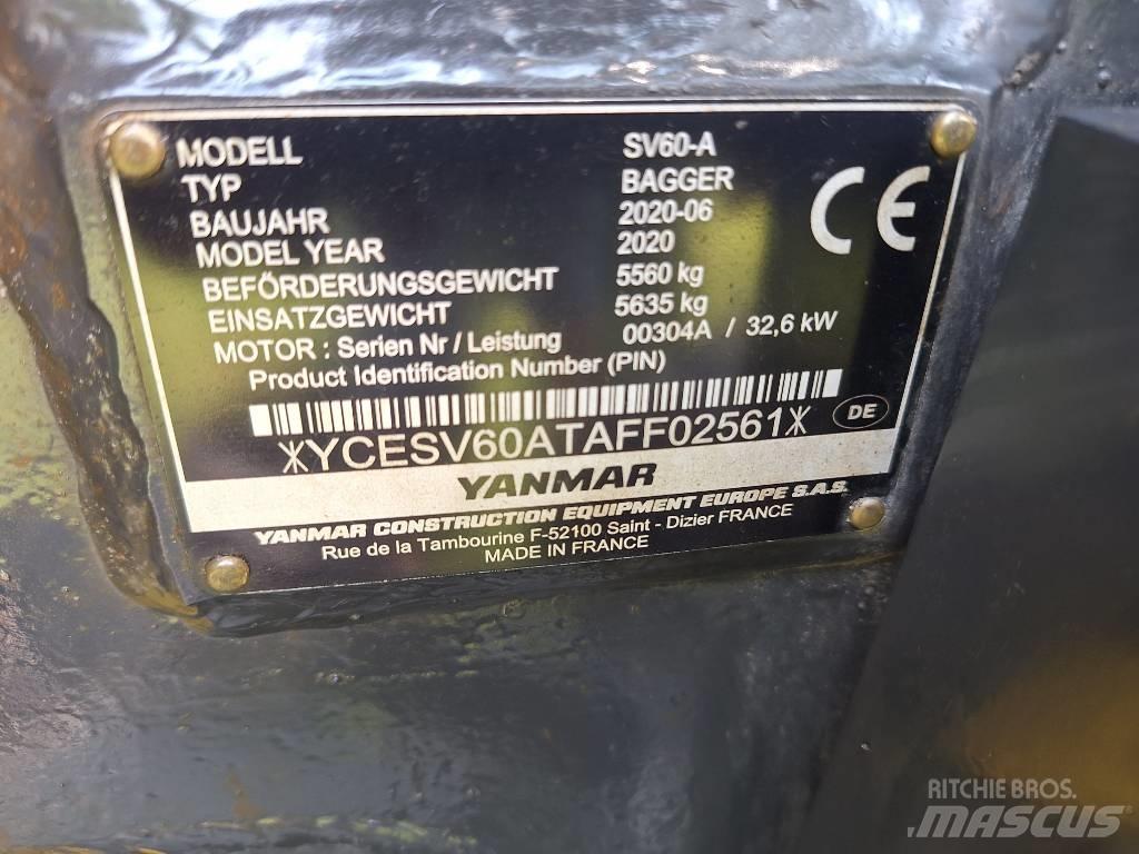 Yanmar SV 60 Minigraafmachines < 7t
