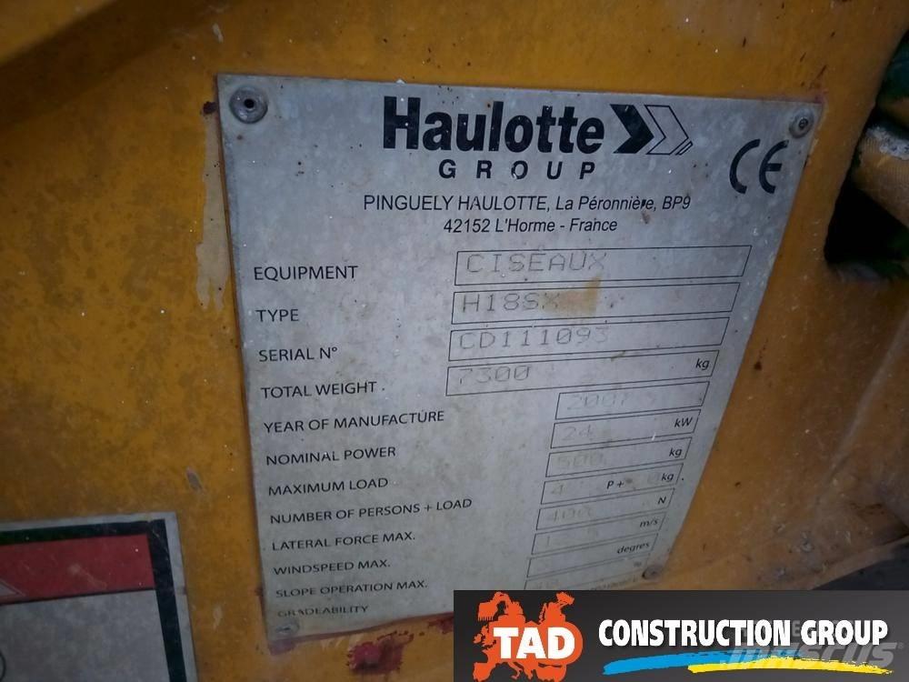 Haulotte H 18 SX Schaarhoogwerkers